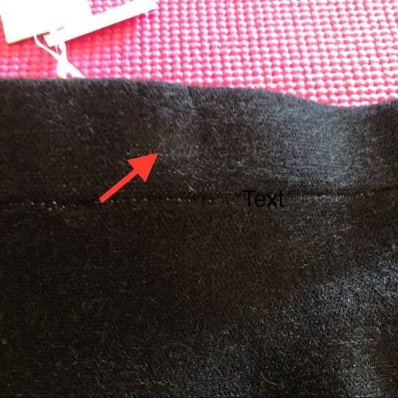 CANDIE’S flared skater style skirt, black with bottom hem white design (Small) - Picture 8 of 11